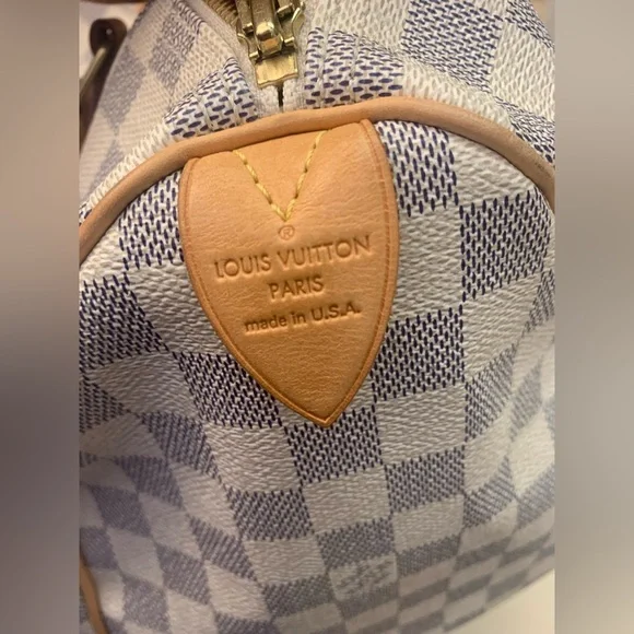 Speedy 30 Damier Azur Louis Vuitton - Picture 10 of 14